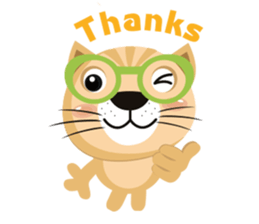 "Torao-Kun" the japanese tabby cat! sticker #12216831