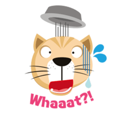 "Torao-Kun" the japanese tabby cat! sticker #12216832