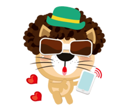 "Torao-Kun" the japanese tabby cat! sticker #12216834