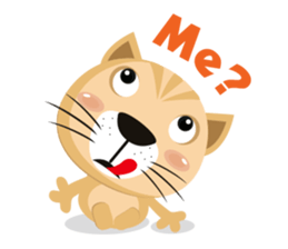 "Torao-Kun" the japanese tabby cat! sticker #12216839