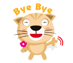 "Torao-Kun" the japanese tabby cat! sticker #12216841