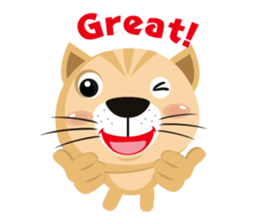 "Torao-Kun" the japanese tabby cat! sticker #12216842