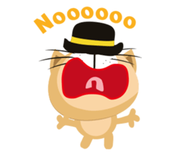 "Torao-Kun" the japanese tabby cat! sticker #12216847