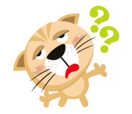 "Torao-Kun" the japanese tabby cat! sticker #12216849