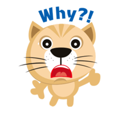 "Torao-Kun" the japanese tabby cat! sticker #12216851