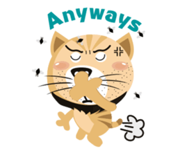 "Torao-Kun" the japanese tabby cat! sticker #12216853
