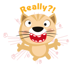 "Torao-Kun" the japanese tabby cat! sticker #12216858