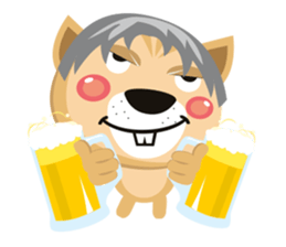 "Torao-Kun" the japanese tabby cat! sticker #12216865