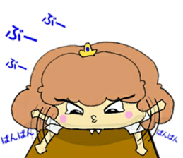 Mio-chan angry mode sticker #12217232