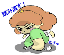Mio-chan angry mode sticker #12217265