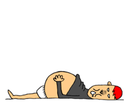 crazyman sticker #12219727