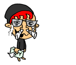 crazyman sticker #12219730