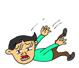 crazyman sticker #12219741