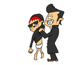 crazyman sticker #12219750