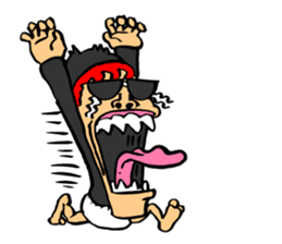 crazyman sticker #12219753