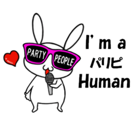 so cute rabbit usakichi.4 PartyPEOPLEver sticker #12219777