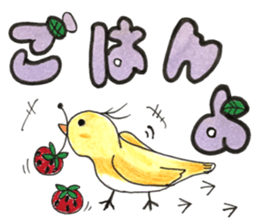 bird name is love. sticker #12219975