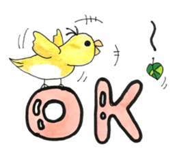 bird name is love. sticker #12219997