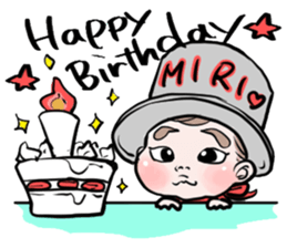 Miri 0-year-old day-to-day sticker #12220193