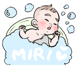 Miri 0-year-old day-to-day sticker #12220194