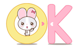 Meni the rabbit sticker #12221958