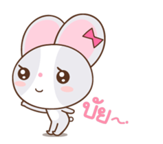 Meni the rabbit sticker #12221973