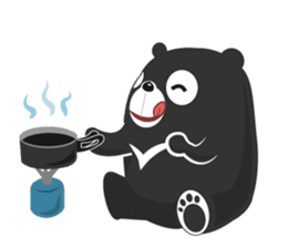 The Taiwan Bear Love Mountain Hiking sticker #12222062
