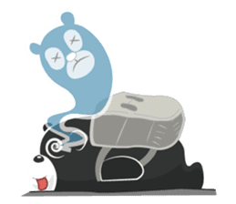 The Taiwan Bear Love Mountain Hiking sticker #12222076