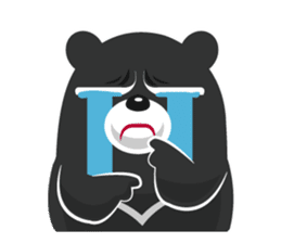 The Taiwan Bear Love Mountain Hiking sticker #12222093