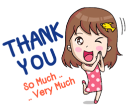 Nong Pla Tong Cute Girl sticker #12222127