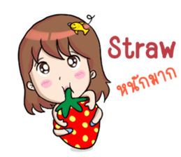 Nong Pla Tong Cute Girl sticker #12222157