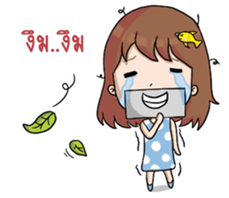 Nong Pla Tong Cute Girl sticker #12222158