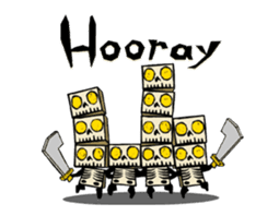 <J-Stickers>Animated TTG monsters! (E) sticker #12222628