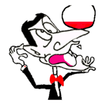 Animated Stickers of Dracula the Vampire sticker #12223205