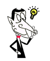 Animated Stickers of Dracula the Vampire sticker #12223207