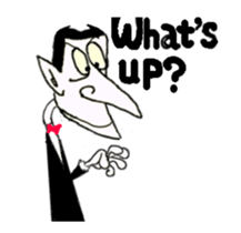 Animated Stickers of Dracula the Vampire sticker #12223212