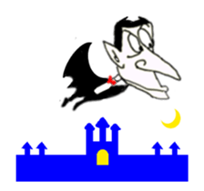 Animated Stickers of Dracula the Vampire sticker #12223214