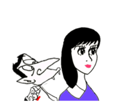 Animated Stickers of Dracula the Vampire sticker #12223215