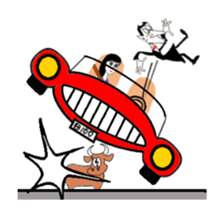 Animated Stickers of Dracula the Vampire sticker #12223216