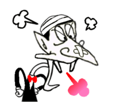 Animated Stickers of Dracula the Vampire sticker #12223217