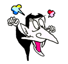 Animated Stickers of Dracula the Vampire sticker #12223219
