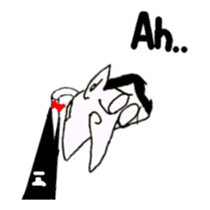 Animated Stickers of Dracula the Vampire sticker #12223221