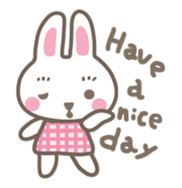 Pinky of rabbit & friends moves sticker #12223351