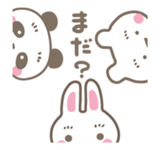 Pinky of rabbit & friends moves sticker #12223355