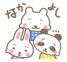 Pinky of rabbit & friends moves sticker #12223356