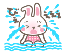 Pinky of rabbit & friends moves sticker #12223365