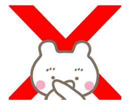 Pinky of rabbit & friends moves sticker #12223366