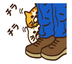 Move! I want to say Meowing(cat) sticker #12223534