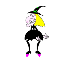 Animated Stickers of Yawna the Witch sticker #12223646