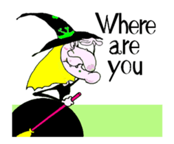 Animated Stickers of Yawna the Witch sticker #12223650